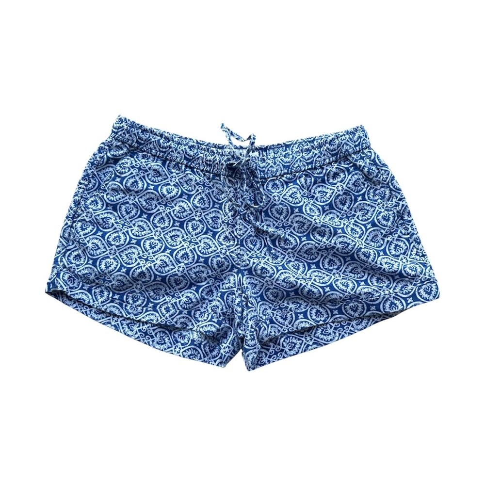 Vineyard Vines Blue Floral Printed Pull-On Shorts Women's XS